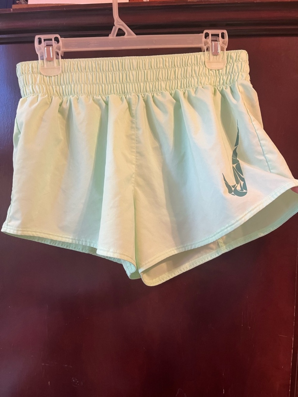 Nike Women's Mint Green Athletic Shorts